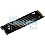 Накопитель SSD MSI SPATIUM M480 PRO, 1000Gb, M.2 2280, PCIe 4.0 x4, NVMe, R/W 7400/6000