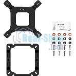 Кулер для процессора DEEPCOOL AG400 BK ARGb V2 черный 120мм алюминий+медь 2100rpm 31.6db 4-pin 220W 154мм
