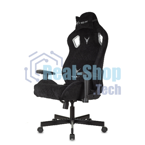 Кресло игровое Бюрократ Knight Outrider Light-20 черный с подголов. крестовина металл