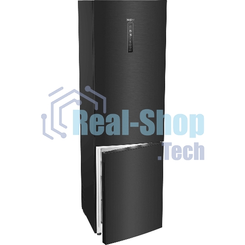 Холодильник Haier C4F740CDBGU1 графитовый двухкамерный 286/115л морозилка снизу, No Frost
