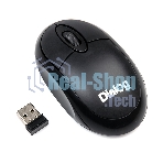 Мышь беспроводная Dialog Comfort MROC-10U черный, 1200 dpi, радиоканал, USB, кнопки - 3