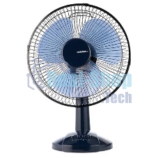 Вентилятор Centek CT-5006 синий, настольный, 25 Вт, 2 скорости, 23 см