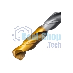 Сверло спиральное по металлу Denzel 11 x 142 мм, Р6М5, Golden Tip