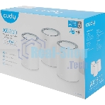 Бесшовный Mesh роутер Cudy M1800(3-Pack) AX1800 10/100/1000BASE-TX белый (упак.:3шт)