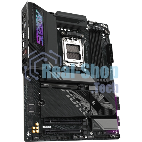 Материнская плата Gigabyte X870E AORUS ELITE WIFI7, AM5, AMD X870E, 4xDDR5, 4xSATA, 4xM.2, 1xPCI-E 5.0 x16, 1xPCI-E 4.0 x4, 1xPCI-E 3.0 x4, 1xHDMI, 1x 2.5Gb LAN, 4xUSB-A 3.2 Gen 1, 2xUSB-A 3.2 Gen 2, 4xUSB-A 2.0, 2xUSB-C 4.0, 2x3.5 мм, 7.1, ATX