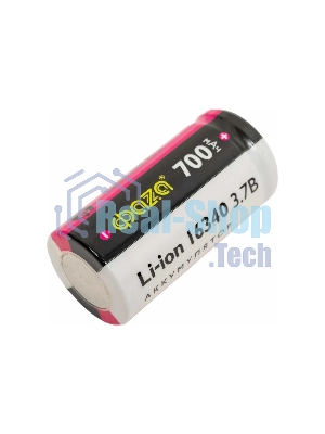 Аккумулятор 16340 3.7В Li-Ion 700 мАч без платы защиты BL-1 ФАZА 5039087