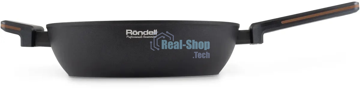 Сотейник Rondell Marvel RDA-1911 d= 28 см (с крышкой) серый
