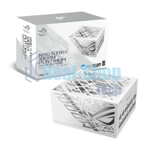 Блок питания ПК ASUS ROG-STRIX-1000P-GAMING-WHITE белый