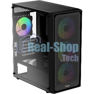 Компьютерный корпус Ocypus Gaммa C50 BK ARGb, MATX, USB 3.0*1+USB 2.0*2, FRONT 3x120мм ARGb, REAR 1x120мм ARGb