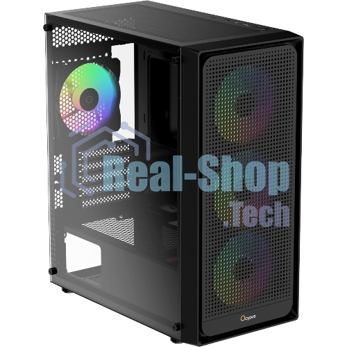 Компьютерный корпус Ocypus Gaммa C50 BK ARGb, MATX, USB 3.0*1+USB 2.0*2, FRONT 3x120мм ARGb, REAR 1x120мм ARGb