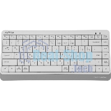 Клавиатура беспроводная A4Tech Fstyler FBK11 USB, Bluetooth/Радиоканал, белый/серый