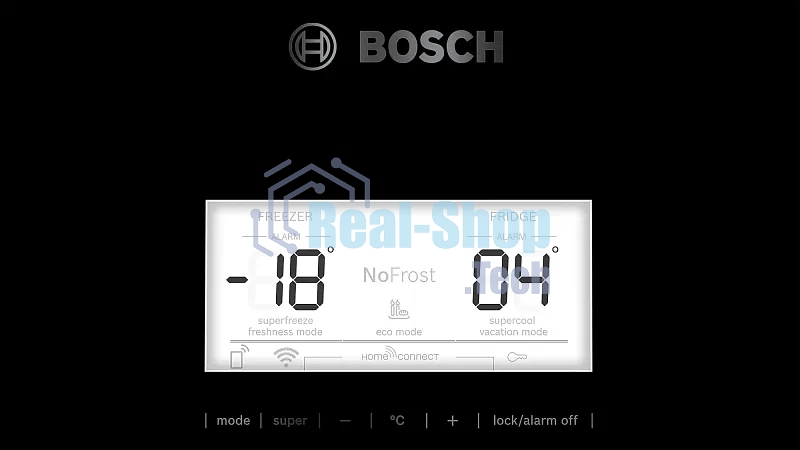 Холодильник Bosch KGN39LB30U черный двухкамерный 290/110л морозилка снизу, No Frost
