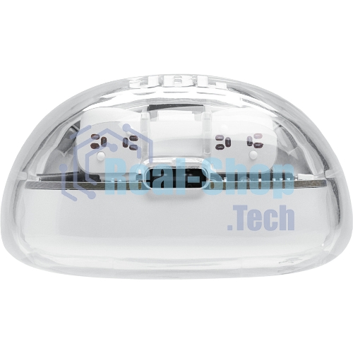 Наушники TWS JBL Tune Flex 2 призрачно-белый, вкладыши/внутриканальные (трансформер), Bluetooth, адаптивное шумоподавление