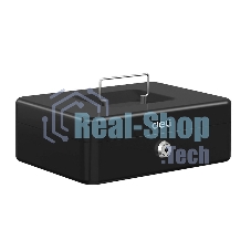 Сейф для денег Deli ET505 85х 250х 180 мм, ключевой, черный