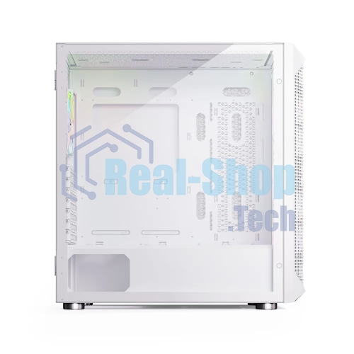 Компьютерный корпус ABR Quantum белый (1хUSB Type-C, 2хUSB 2.0, HD Audio, 4xRGb Fan, ATX, E-ATX)