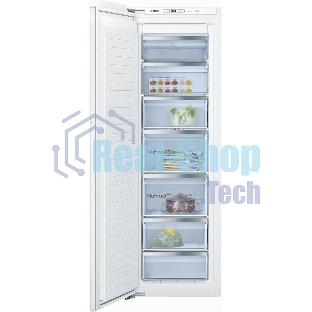 Встраиваемый морозильный шкаф Bosch GIN81AEF0U, белый, 212л, 5 ящиков