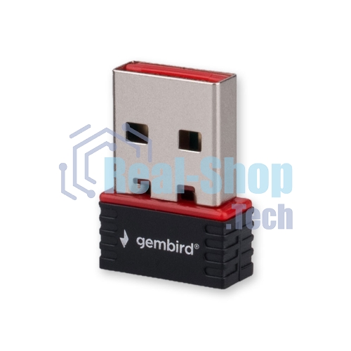 Сетевой микро адаптер WiFi Gembird 150 Мбит, USB, 802.11b/g/n