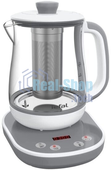 Чайник электрический Tefal BJ551B10 1.5 л, 1430 Вт, белый/серый