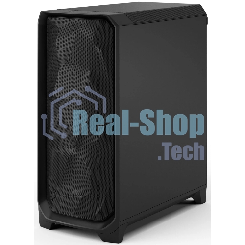 Корпус Fractal Design Meshify 3 Black Solid, Midi-Tower, чёрный, 3 x 140 мм
