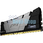 Оперативная память Kingston Fury Renegade, DDR4, 16GB (2x8GB), 3200MHz, CL16, DIMM, с радиатором, серый/черный