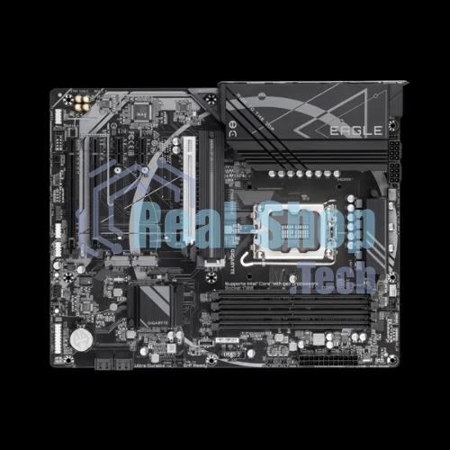 Материнская плата Gigabyte Z790 EAGLE, LGA 1700, Intel Z790, 4xDDR5, 4xSATA, 3xM.2, 1xPCIe 5.0 x16, 1xPCIe 4.0 x4, 1xPCIe 3.0 x1, 1xHDMI, 1xDP, 1x 2.5Gb LAN, 4xUSB-A 3.2 Gen 1, 1xUSB-A 3.2 Gen 2, 2xUSB-A 2.0, 1xUSB-C 3.2 Gen 2, 3x3.5 мм, 7.1, ATX
