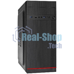Компьютерный корпус Miditower ExeGate AA-442U2-UNS500 (ATX, БП UNS500 с вент. 12см, 1хUSB+2хUSB 3.0, аудио, черный)