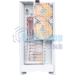 Компьютерный корпус Montech HS01 PRO белый без БП ATX 5x120мм 2xUSB 3.0 1xUSB3.1 audio