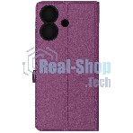 Чехол Book Case для Realme Note 60/60X фиолетовый, Borasco