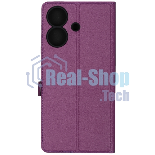 Чехол Book Case для Realme Note 60/60X фиолетовый, Borasco