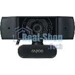 Веб-Камера Rapoo C200, USB 2.0, 1280x720/640x480, 2.0Mpx, Микрофон, Крепление: зажим, Черный