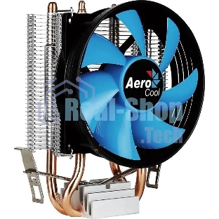Кулер для процессора AeroCool/Formula Verkho 2 серебристый, 90 мм, алюминий/медь, 2000 об/мин, 25 дБ, 4 pin, 110 Вт, 125 мм