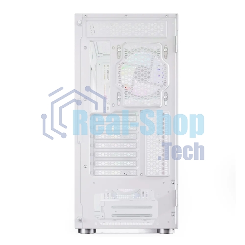 Компьютерный корпус ABR Quantum белый (1хUSB Type-C, 2хUSB 2.0, HD Audio, 4xRGb Fan, ATX, E-ATX)