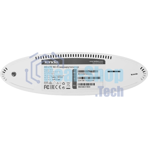 Роутер Tenda 4G03 4G LTE wiFi, 300 Мбит/с, поддержка TR069, слот для SIM-карт