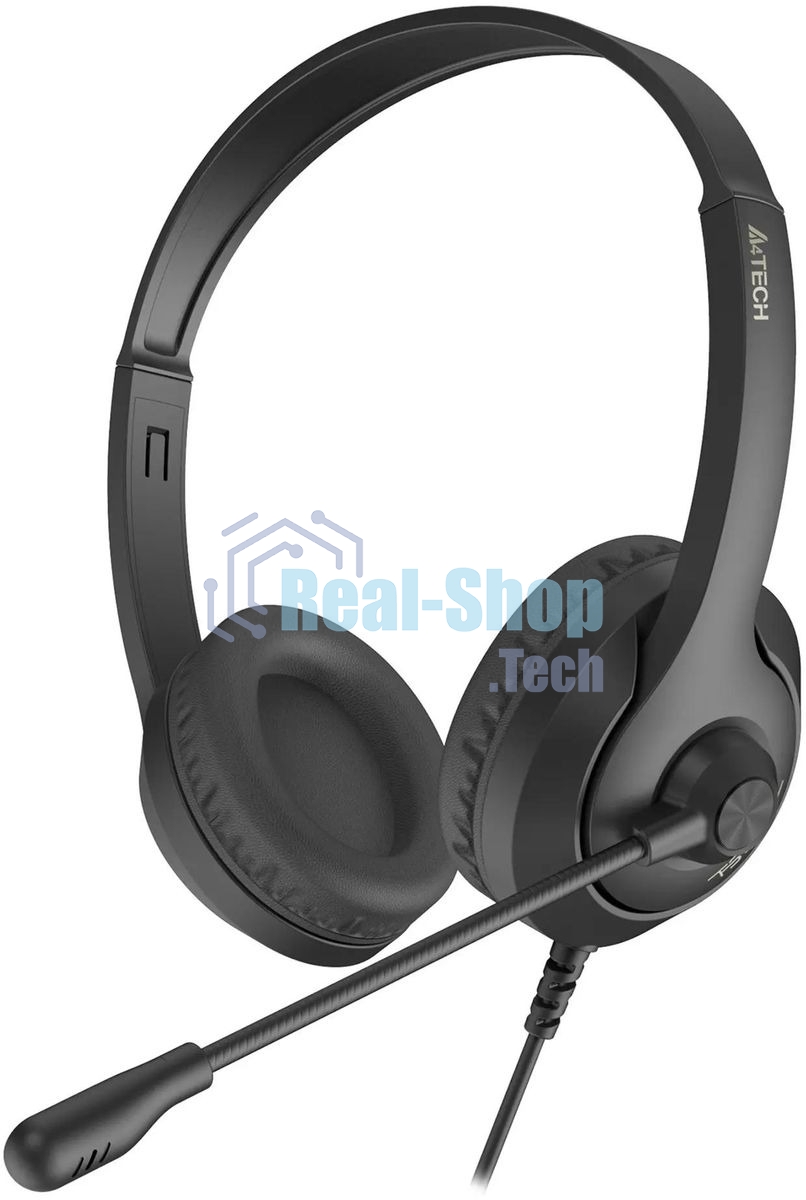 Гарнитура A4Tech Fstyler FH100U чёрный, проводная