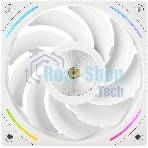 Кулер для корпуса Thermalright TL-K12RW Reverse (120x120x25mm, 4-pin PWM, ARGB, 69CFM, 27dBA, 2150RPM, White)