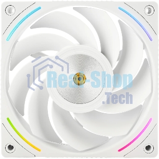 Кулер для корпуса Thermalright TL-K12RW Reverse (120x120x25mm, 4-pin PWM, ARGB, 69CFM, 27dBA, 2150RPM, White)