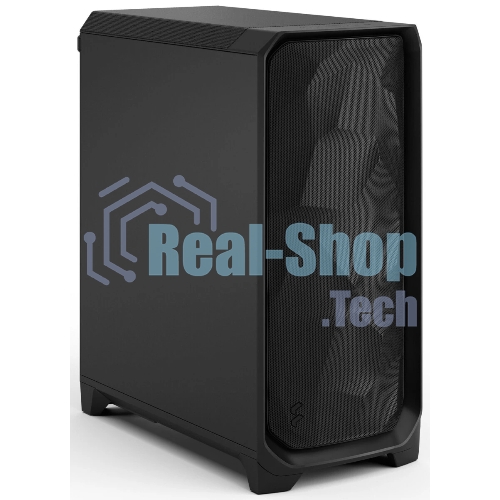 Корпус Fractal Design Meshify 3 Black Solid, Midi-Tower, чёрный, 3 x 140 мм