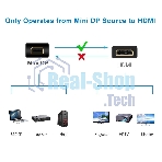 Кабель-переходник Mini DisplayPort M => HDMI M 1.8m Telecom (TA695-1.8m)