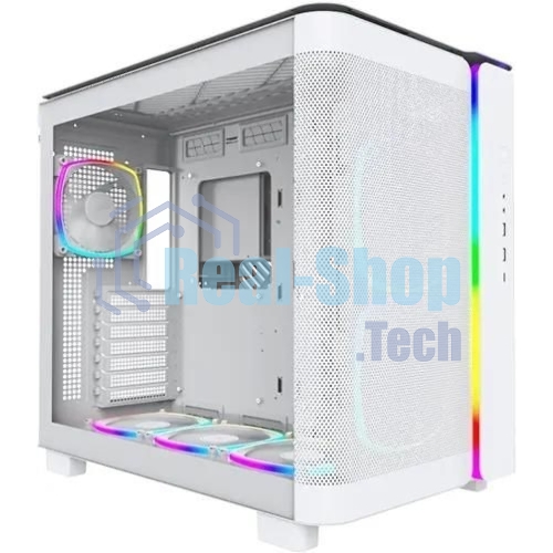 Компьютерный корпус Montech King 95 Pro белый без БП ATX 4x120мм 2x140мм 2xUSB3.0 1xUSB3.1 audio bott PSU