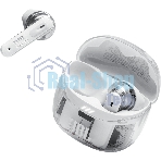 Наушники TWS JBL Tune Flex 2 призрачно-белый, вкладыши/внутриканальные (трансформер), Bluetooth, адаптивное шумоподавление