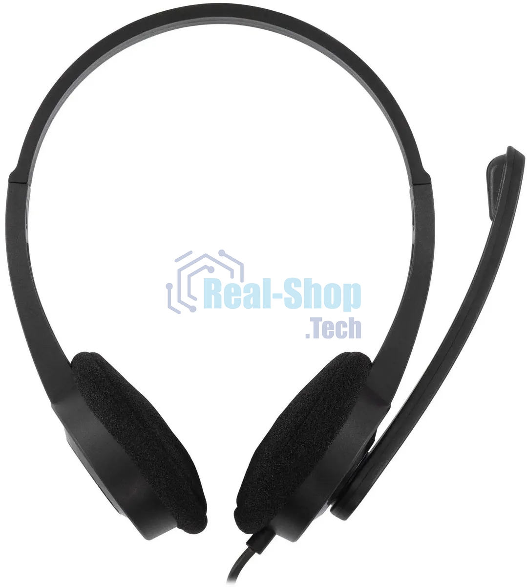 Гарнитура Oklick HS-M600 чёрный, проводная, 3.5 мм