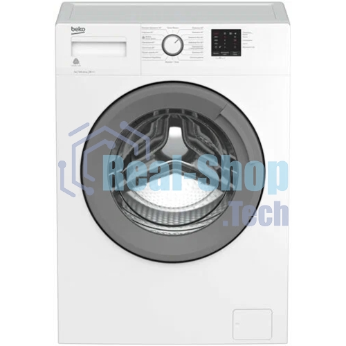 Стиральная машина Beko RGE78511XSW (7321030003) белый, загрузка фронтальня 7 кг, 1000 об/мин., класс: А+++