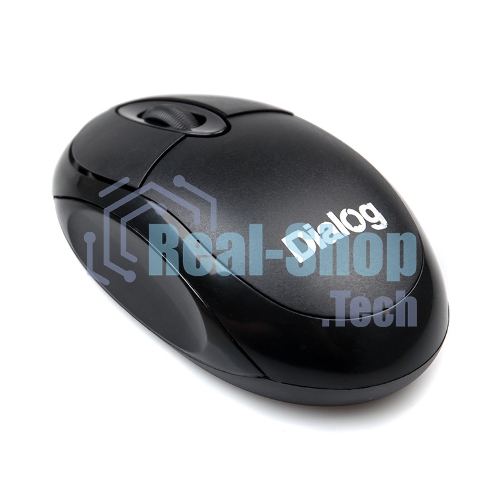 Мышь беспроводная Dialog Comfort MROC-10U черный, 1200 dpi, радиоканал, USB, кнопки - 3