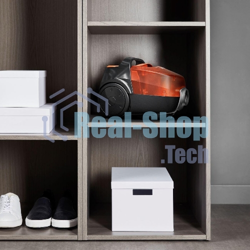 Пылесос Tefal MICRO SPACE CYCLONIC TW3235EA оранжевый/черный, 350/1600 Вт, уборка сухая, пылесборник контейнер 1 л