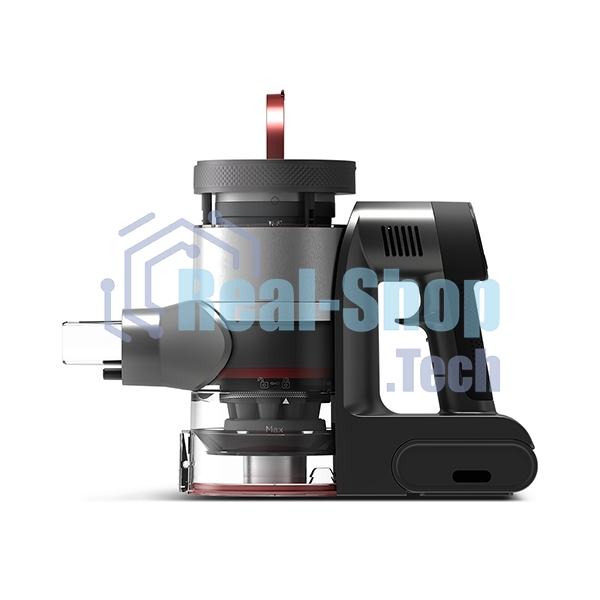 Пылесос вертикальный BQ VCA1005W Aqua Pro PREMIUM серый, питание от аккумулятора, 220 Вт, уборка сухая/влажная, пылесборник 0.5 л