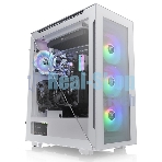 Компьютерный корпус Thermaltake Divider 500 TG Snow ARGb CA-1T4-00M6WN-01 White/Win/SPCC/Tempered Glass*4/120мм ARGb Fan*3/120мм Standard Fan*1 (527897)