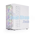 Компьютерный корпус ABR Quantum белый (1хUSB Type-C, 2хUSB 2.0, HD Audio, 4xRGb Fan, ATX, E-ATX)