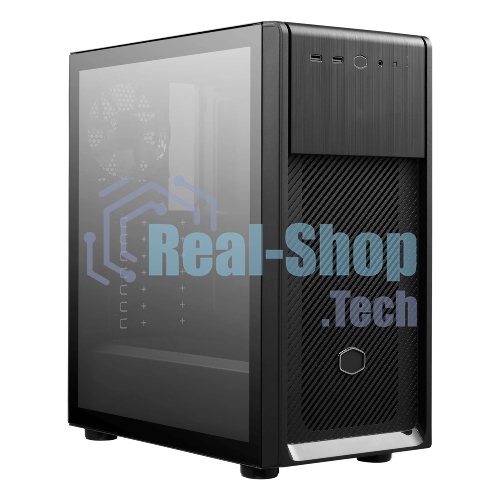 Компьютерный корпус без блока питания Cooler Master Elite 500, 2xUSB3.2, 1x120Fan, w/o PSU, Black, w/o ODD, Window TG left panel, ATX