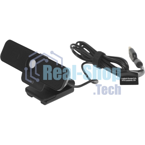 Веб-камера Logitech C925e 1920x1080, 30 кадр/с, USB Type-A, микрофон (2 шт, шумоподавление), автоматическая фокусировка, автоосвещение, шторка приватности, универсальное крепление