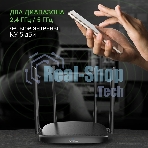 Роутер беспроводной Digma DWR-AC1201 AC1200 10/100BASE-TX черный (упак.:1шт)